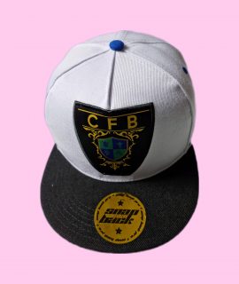 Snapback 6 pannel “CFB1” White